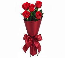 Букет 5 Красных роз Эдлесс Лав в Жирновске
