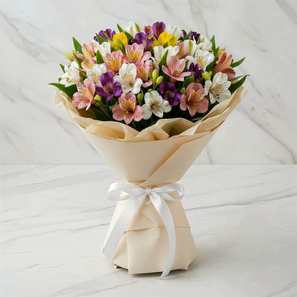 Букет цветов из: Альстромерии в Жирновске