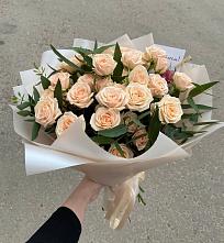 Букет Кремовые розы Латте в Жирновске