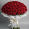Букет 101 Красная роза Блэк Мэджик в Жирновске