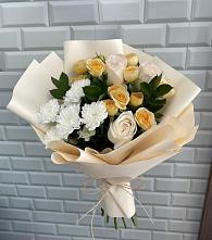 Букет цветов из:  Розы и Хризантемы в Жирновске