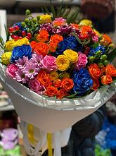 Букет цветов из:  Розы и Хризантемы #REPLACE_PRED# Жирновске