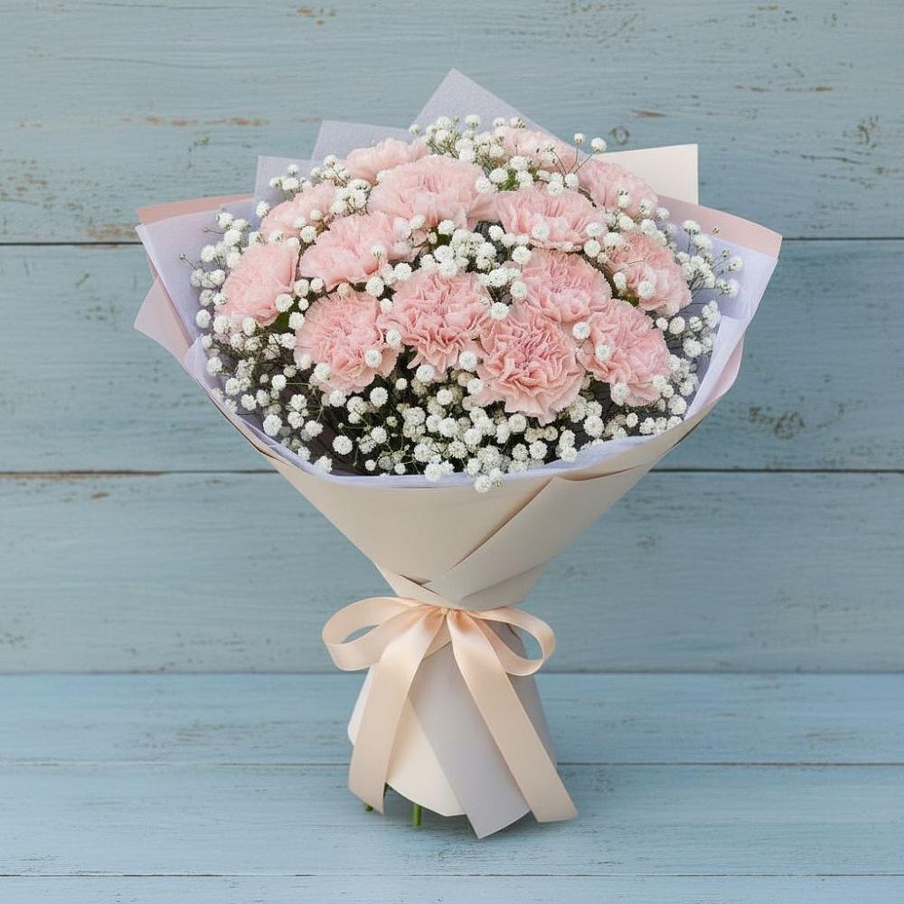 Букет цветов из: Гвоздики в Жирновске