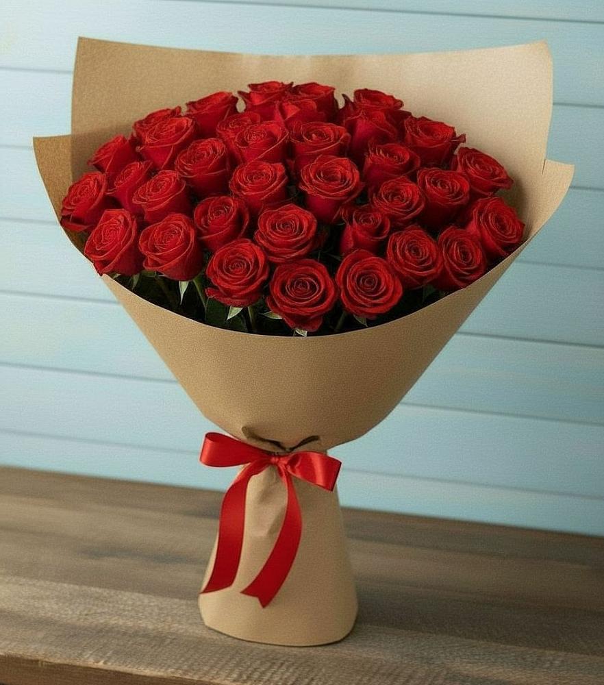 Букет Красные розы Милано в Жирновске