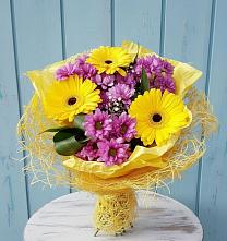 Букет цветов из:  Хризантемы и Герберы в Жирновске