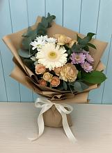 Букет цветов из:  Герберы и Хризантемы в Жирновске