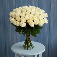 Букет 51 Белая роза Эдлесс Лав #REPLACE_PRED# Жирновске