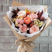 Букет цветов из:  Гвоздики, Хризантемы и Розы #REPLACE_PRED# Жирновске