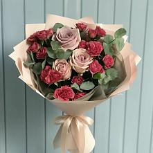 Букет цветов из:  Гвоздики и Розы в Жирновске